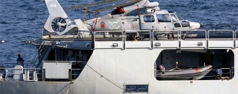 Un hélicoptère Panther de la Marine royale