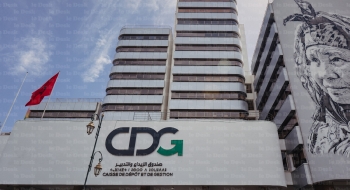 Le siège de la CDG à Rabat.