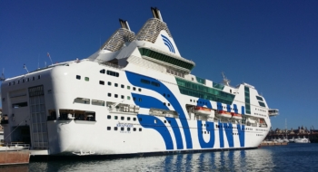 Un navire de la compagnie maritime GNV.
