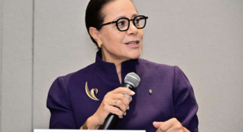 Meriem Bensalah Chaqroun, VP de LEMO à l'ONU. Crédit : DR