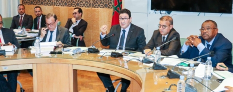 Abdessamad Kayouh, ministre du Transport et de la Logistique, présentant le projet du budget sectoriel de son département devant la Commission des infrastructures, de l'énergie, des mines, de l'environnement et du développement durable à la Chambre des représentants. Crédit : Abdessamad Kayouh