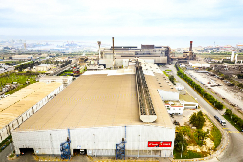 Le site industriel du groupe Sonasid à Jorf Lasfar.