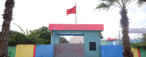 Une des écoles à Ksar El Kébir concernée par la décision de fermeture temporaire en raison des inondations.