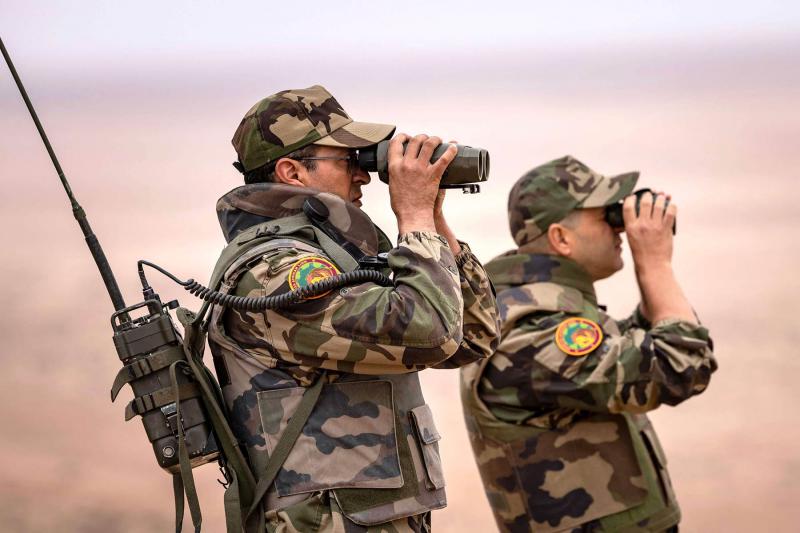 Des soldats marocains lors des exercices Africa Lion en 2024.