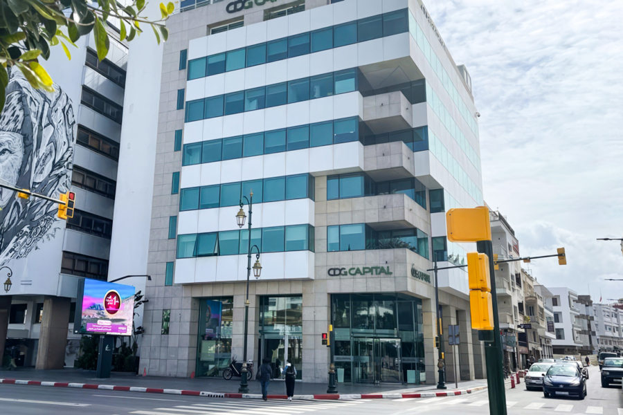 Le siège de CDG Capital à Rabat.