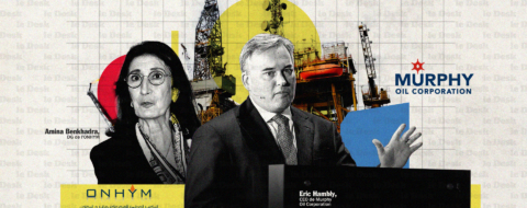 Eric Hambly, CEO de Murphy Oil Corporation et Amina Benkhadra, DG de l'ONHYM.