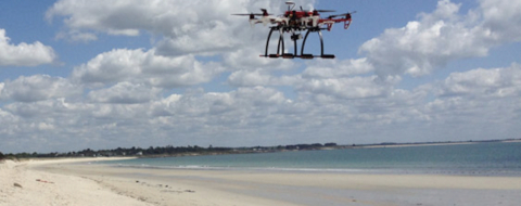 Un drone de surveillance du littoral.