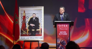 L’Ambassadeur Duke Buchan III à l'ouverture du Gitex Africa Morocco.