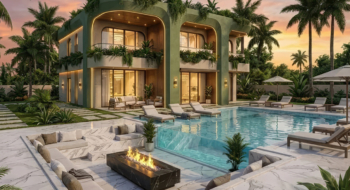 Une maquette numérique du Nikki Beach Resort & Spa Marrakech, qui devrait ouvrir ses portes en 2028.