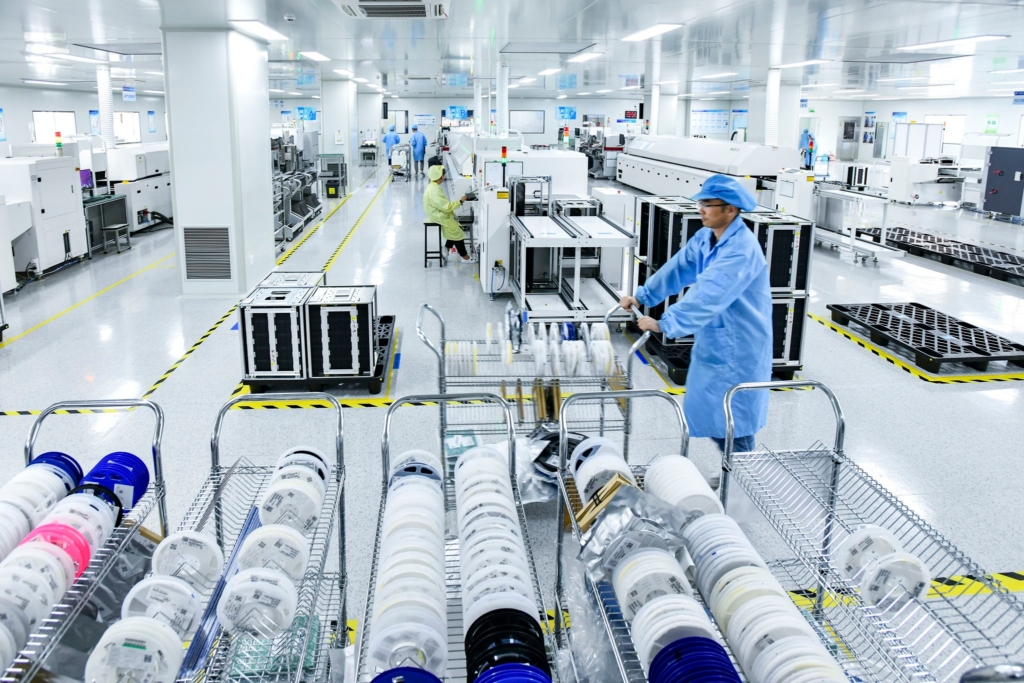 Une unité industrielle de l'équipementier chinois Ningbo Gaofa Automotive Control System.