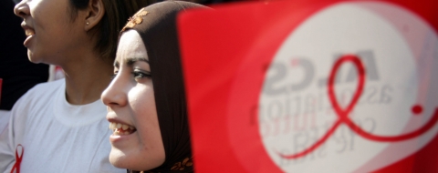 Une campagne Sidaction Au Maroc.