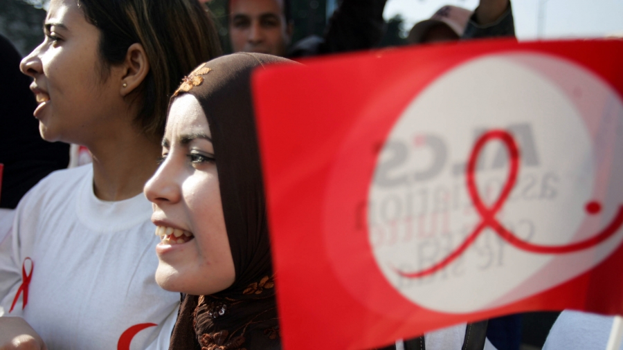 Une campagne Sidaction Au Maroc.
