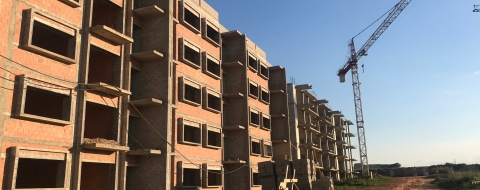 Un chantier immobilier à Casablanca. Crédit : Le Desk
