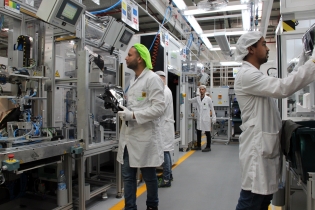 Une unité industrielle.