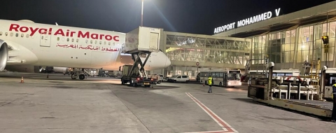 Aéroport Mohammed V de Casablanca.