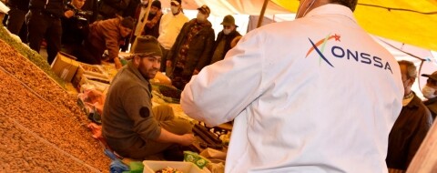 Une opération de contrôle de l'ONSSA sur un marché.
