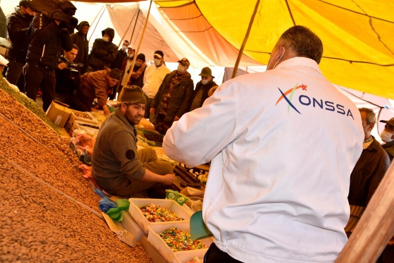 Une opération de contrôle de l'ONSSA sur un marché.