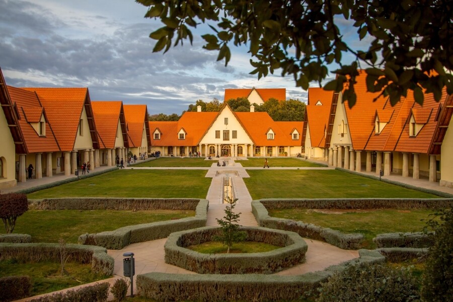 Le campus de l'Université Al Akhawayn à Ifrane