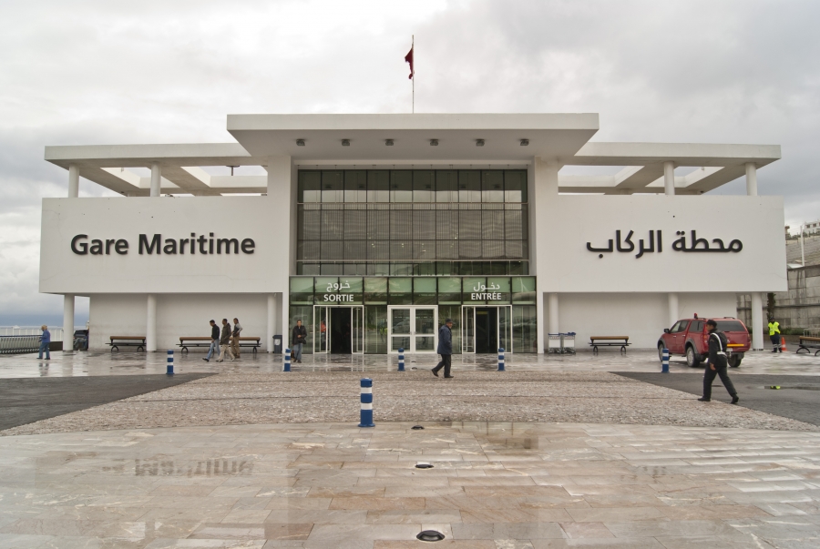 La gare maritime Tanger Med.