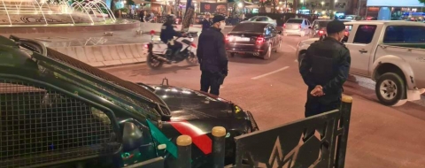 Police à Tanger. Crédit: DR