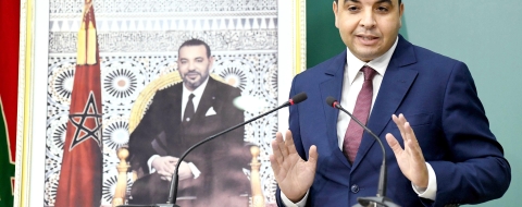 Mustapha Baitas, porte-parole du gouvernement. Crédit : AIC PRESS