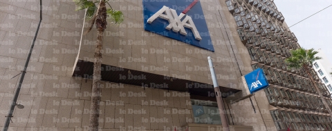 Le siège du groupe Axa à Casablanca. Crédit : Mustapha Razi / Le Desk