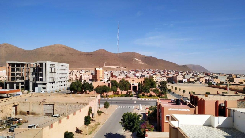 Vue panoramique de ville de Guelmim.