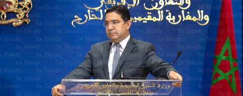 Nasser Bourita, ministre des Affaires étrangères, de la Coopération africaine et des Marocains résidant à l’étranger.