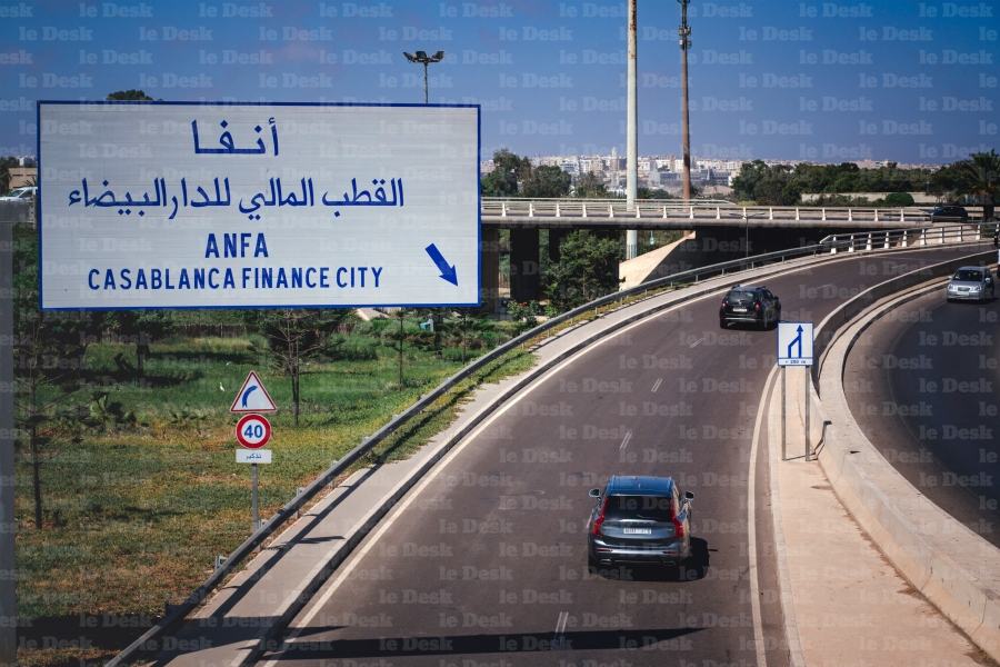 Autoroute au Maroc. Crédit : Mustapha Razi / Le Desk