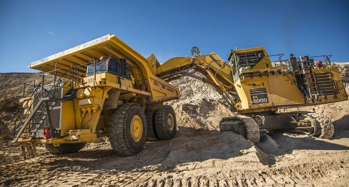 Dans une mine de phosphate, à Khouribga