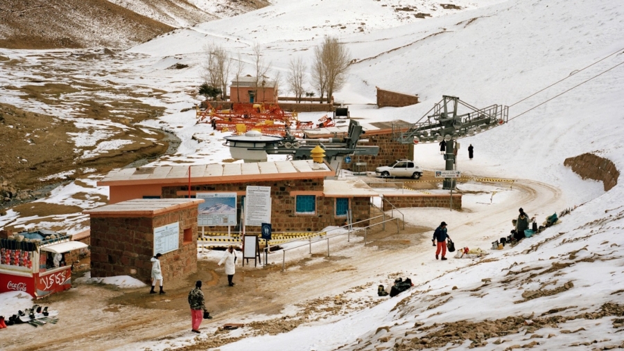 Station de ski d'Oukaimeden dans le Haut-Atlas. Crédit: Anthony Bourdin