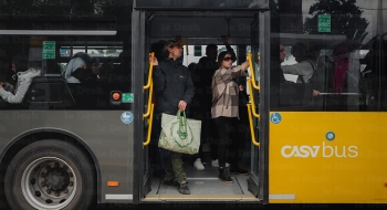 Un bus à Casablanca opéré par Alsa. Crédit: Le Desk