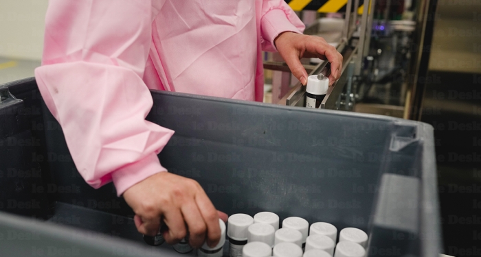 Une unité de production de médicaments à Casablanca.