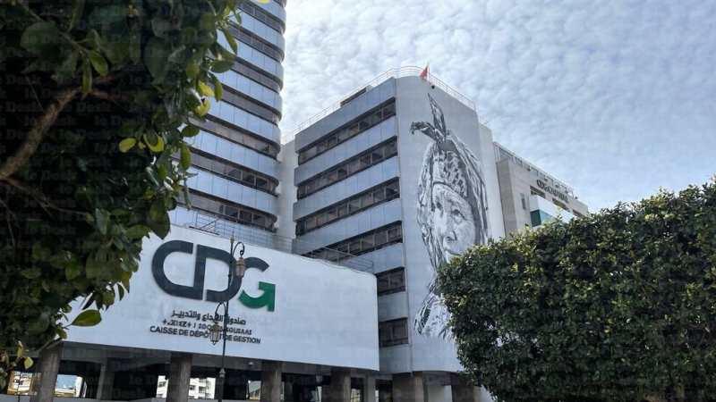 Siège de la CDG à Rabat. Crédit: Le Desk