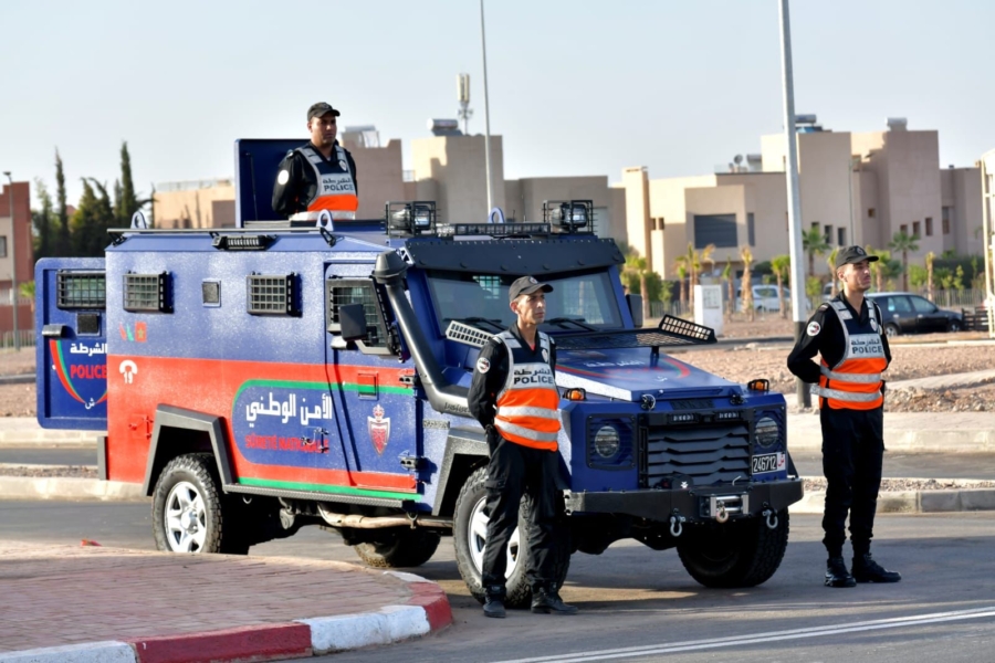 Des forces de sécurité marocaines.