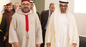 Le roi Mohammed VI et le président des Émirats arabes unis, Cheikh Mohammed ben Zayed Al Nahyane.