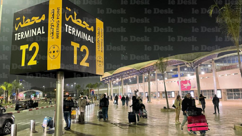Aéroport Mohammed V de Casablanca.
