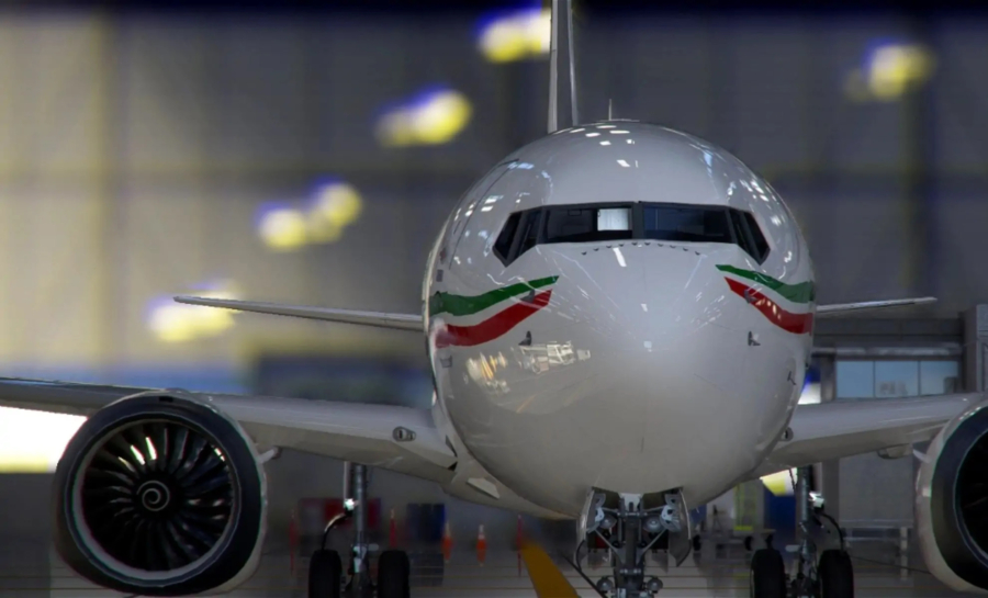 Un Boeing de Royal Air Maroc.