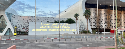 L'aéroport Marrakech-Menara. Crédit : Le Desk