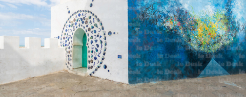 Le street art, devenu un marqueur identitaire de la ville d’Assilah. Crédit : Oussama Rhaleb/ Le Desk