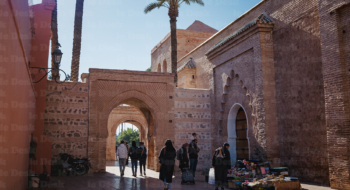 Dans l'ancienne médina de Marrakech.