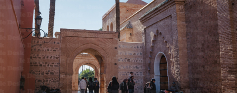 Dans l'ancienne médina de Marrakech.