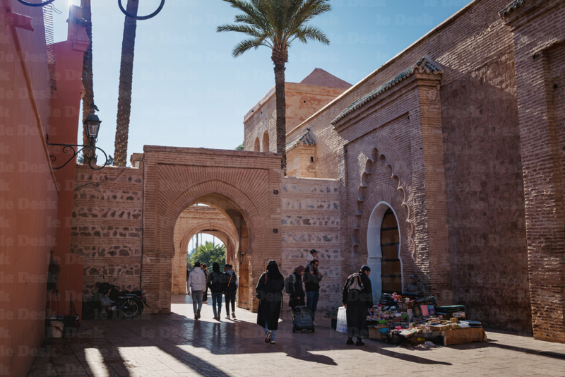 Dans l'ancienne médina de Marrakech.