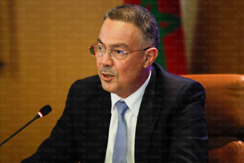 Fouzi Lekjaa, ministre délégué chargé du Budget.