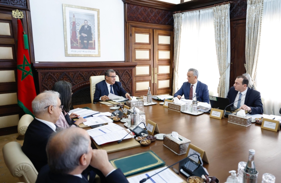La 7ème Commission nationale des investissements réunie le 29 janvier 2025. Crédit: Département du chef du gouvernement.