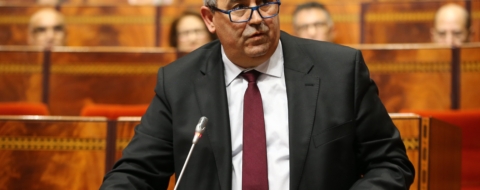Azeddine El Midaoui à la Chambre des représentants, le 10 février 2024. Crédit: MAP