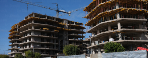 Chantier immobilier. Crédit : Mustapha Razi / Le Desk