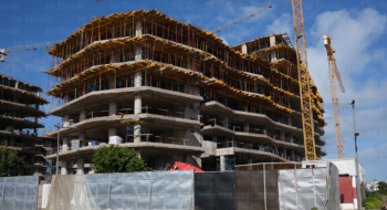 Chantier immobilier à Casablanca.