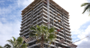 Chantier immobilier à Casablanca.