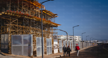 Un chantier immobilier à Dar Bouazza